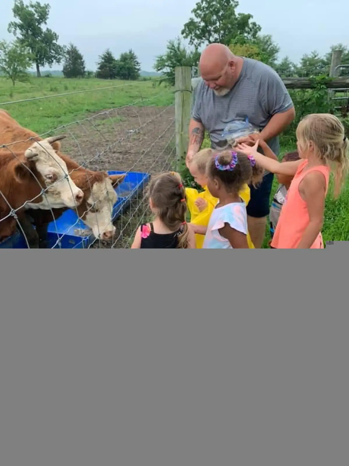 The Family at Fun-EE Farm Longhorns